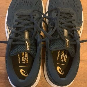 Womens Asics Navy Running Shoes